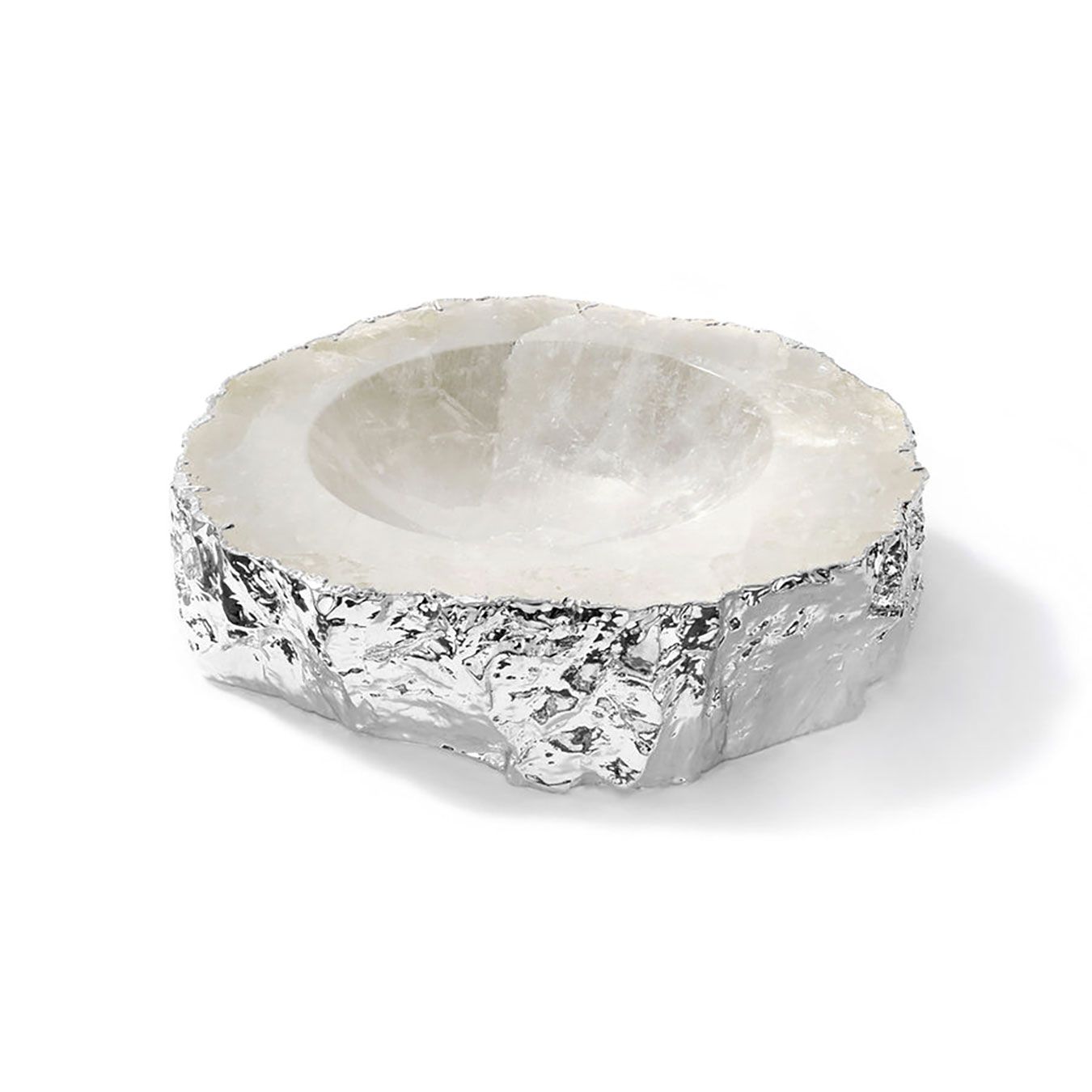 Anna New York Casca Bowl Crystal and Silver CC-007, 810345025718