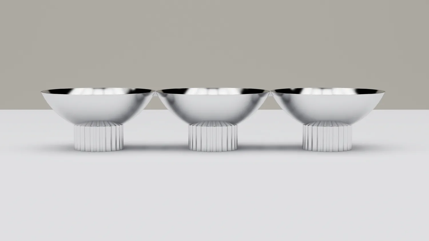 Anna New York Striations Tray and Mini Bowls Set Set of 3 STR-B3TS-15T