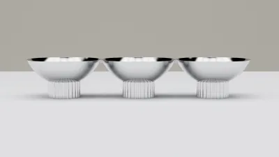Anna New York Striations Tray and Mini Bowls Set Set of 3 STR-B3TS-15T