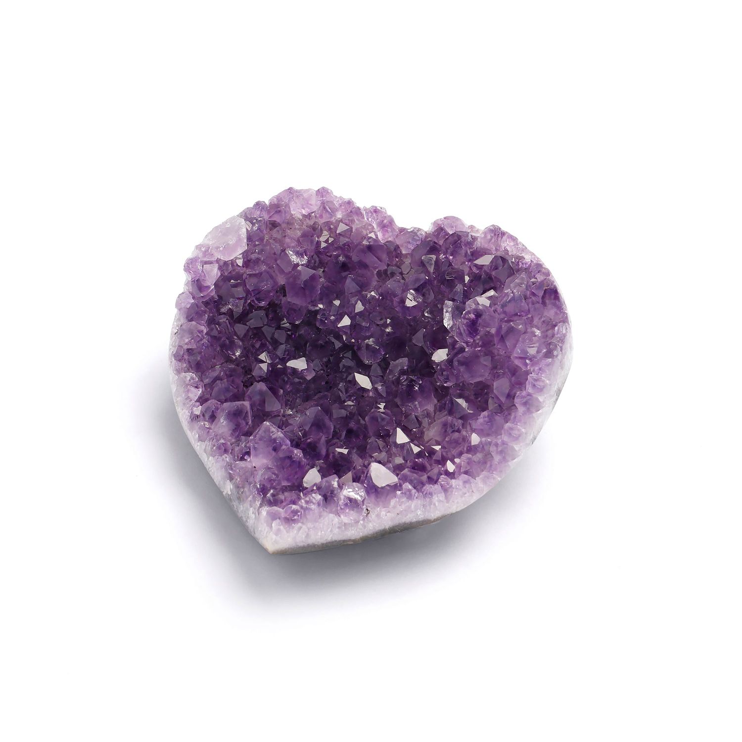 Anna New York Cuore Heart Amethyst Druze CUO-HEXS-82X, 810345025824