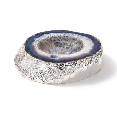 Anna New York Casca Bowl Agate and Silver CC-002, 810345025053
