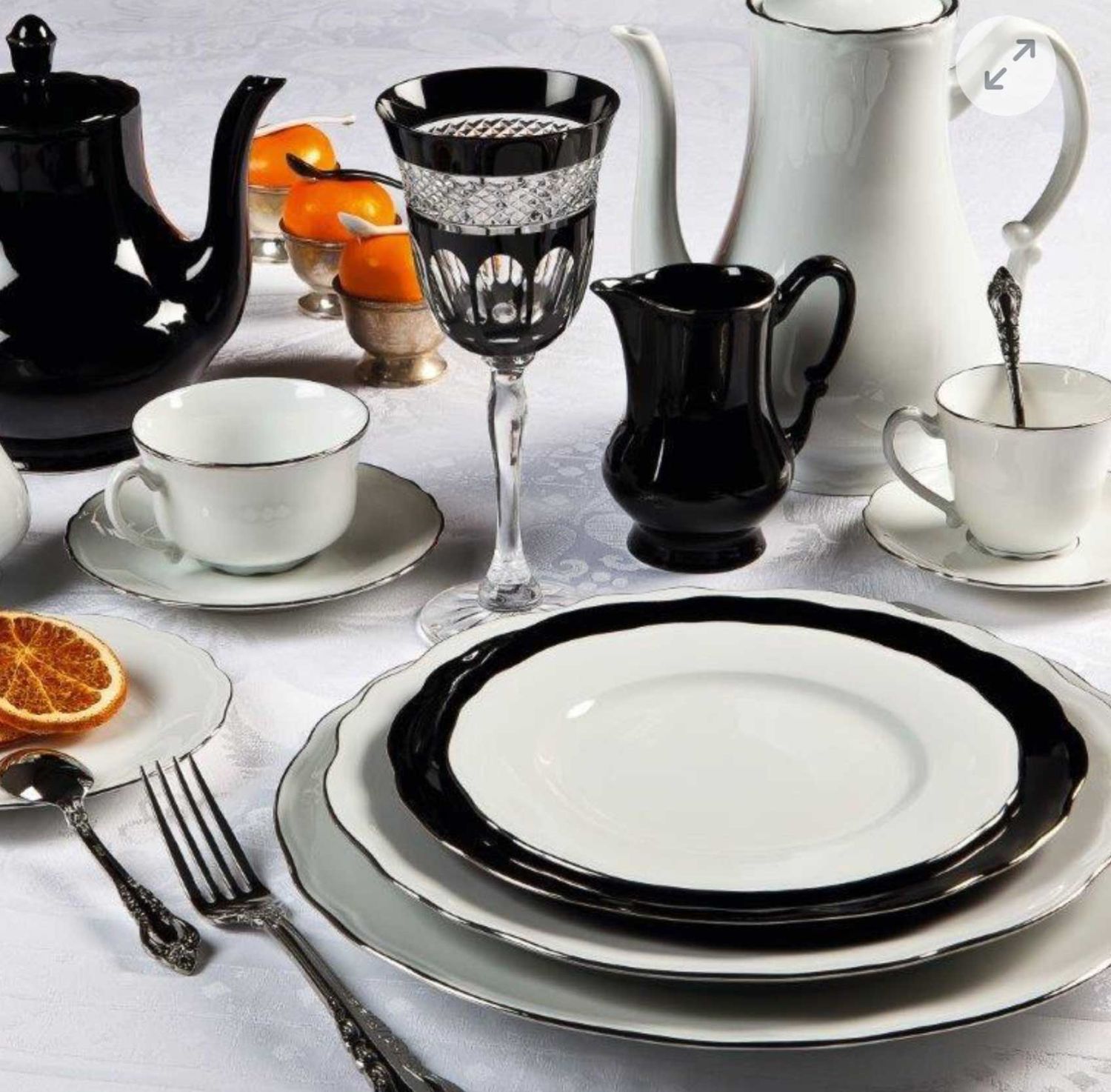 Philippe Deshoulieres Colbert White Platinum Filet Salad Bowl, SD28-CO3188, 3104361365048