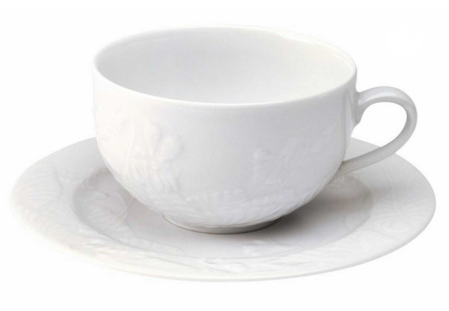 Philippe Deshoulieres Promenade White Tea Saucer, ST-PR, 3104360015777