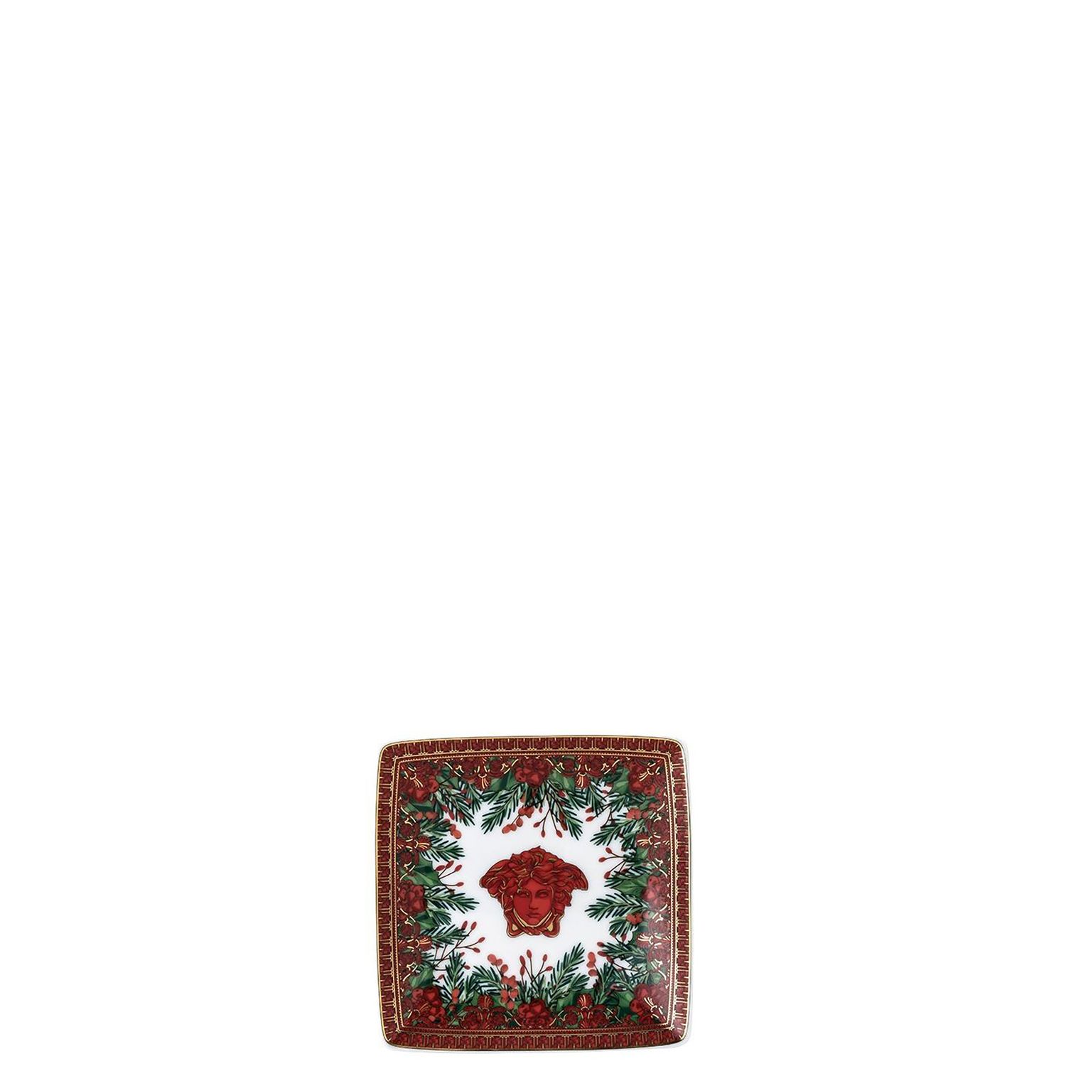 Versace Love Baroque Holiday Canape Dish 4 3/4 Inch Square 11940-409960-15253, 790955316676