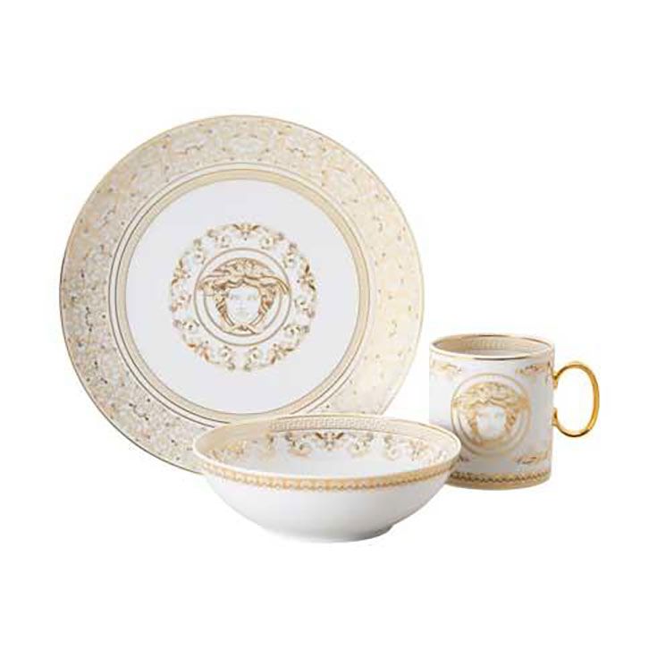 Versace Medusa�Gala Kids Dinnerware Set 3 Piece 19335-403779-28447, 790955195875