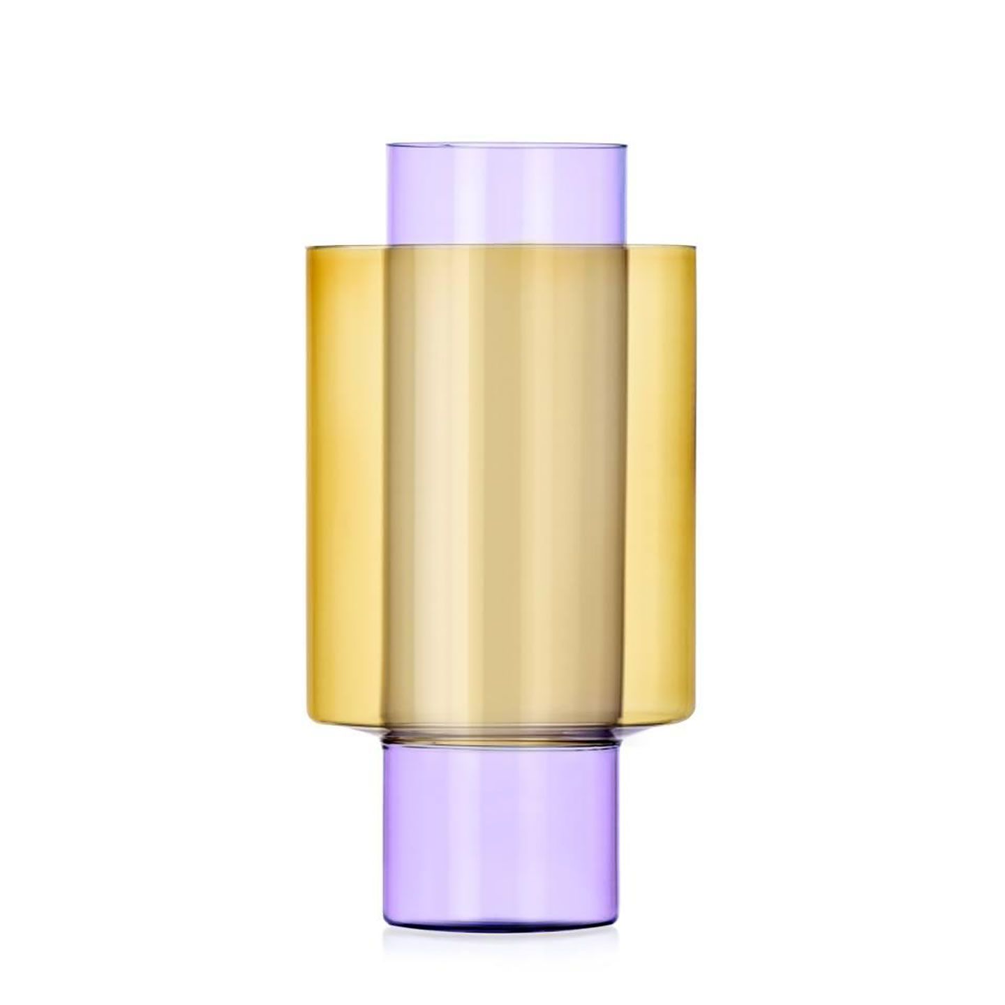 Ichendorf Boreale Big Vase C Lilac-Yellow 12.6 Inch IC313.354, 790955322059