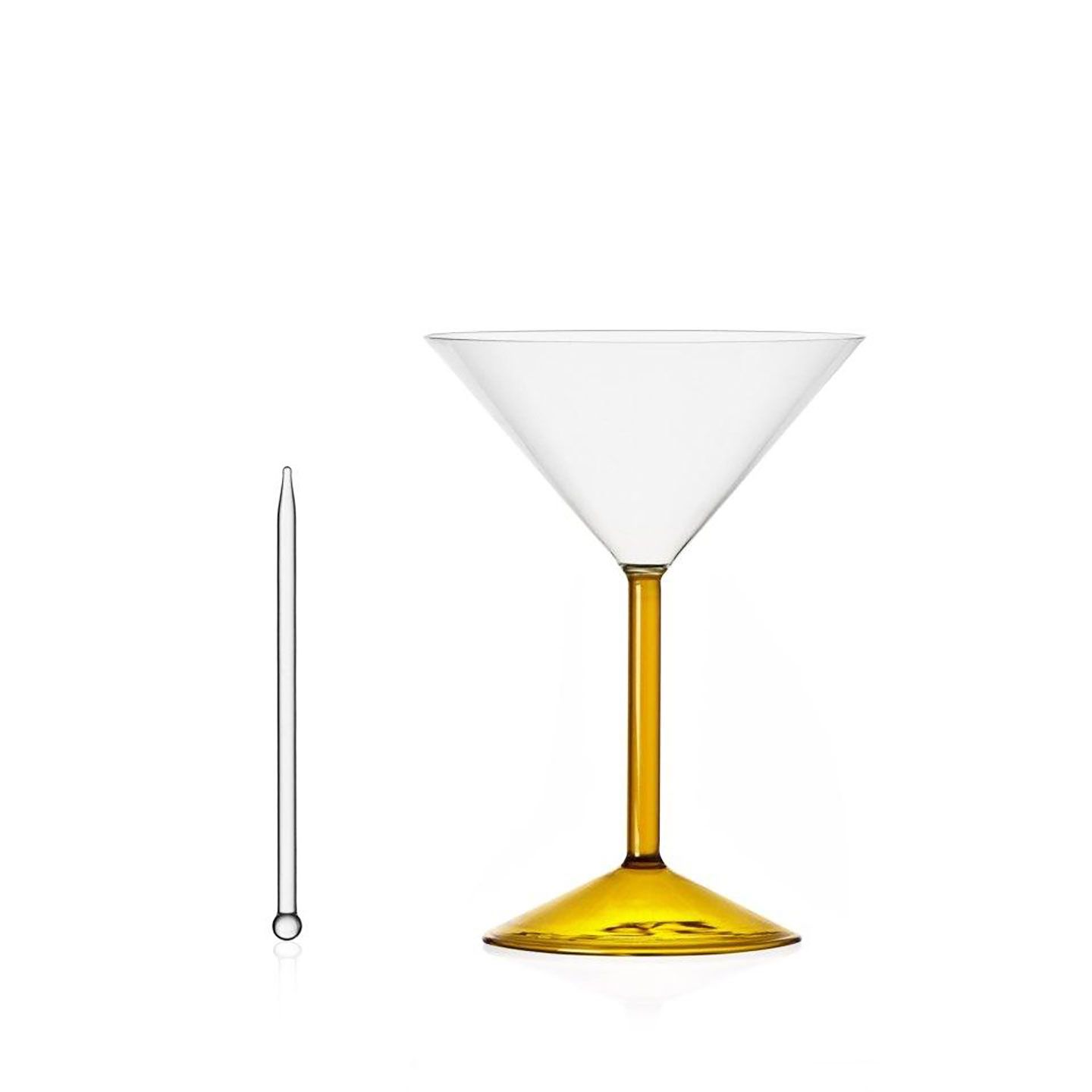 Ichendorf Jelly Set Yellow Martini M and Martini Stick 6.8 oz IC348.606, 790955396272