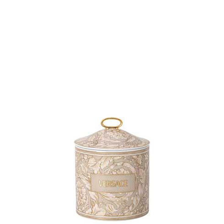 Versace Barocco Beige Scented Candle 2 Piece Large 14633-403782-24879, 790955316287