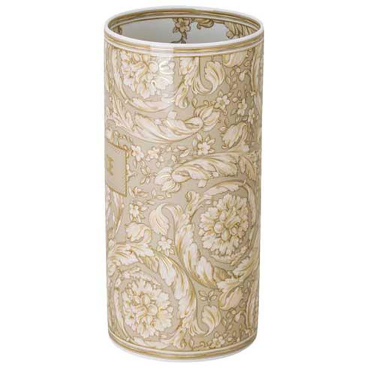 Versace Barocco Beige Vase 9 1/2 Inch 12767-403782-26024, 790955316164