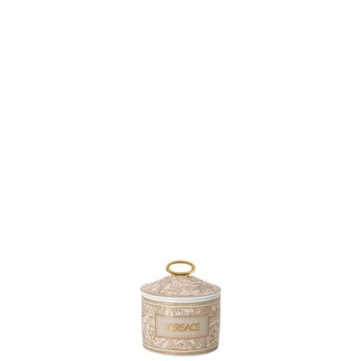 Versace Barocco Beige Scented Candle 2 Piece Small 14633-403782-24873, 790955316263