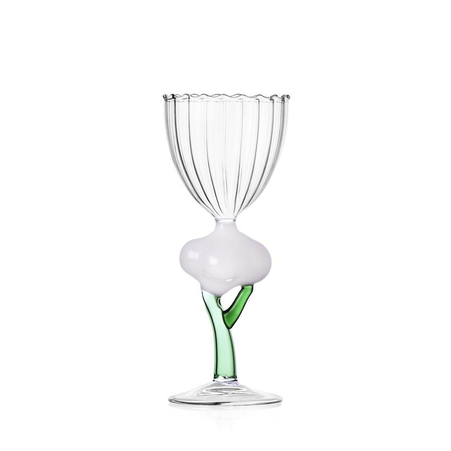 Ichendorf Vegetables Optical Stemmed Glass Califlower 11.8 oz IC354.161, 790955322806