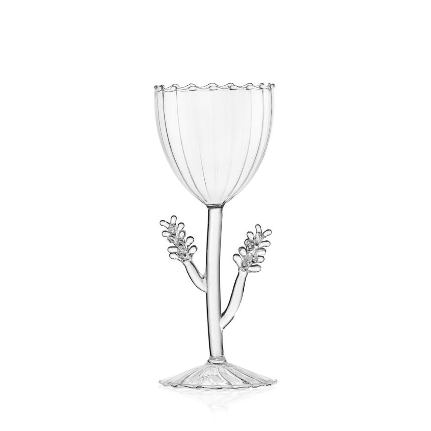 Ichendorf Botanica Stemmed Glass Lavender Clear 9.5 oz IC354.286, 790955396098