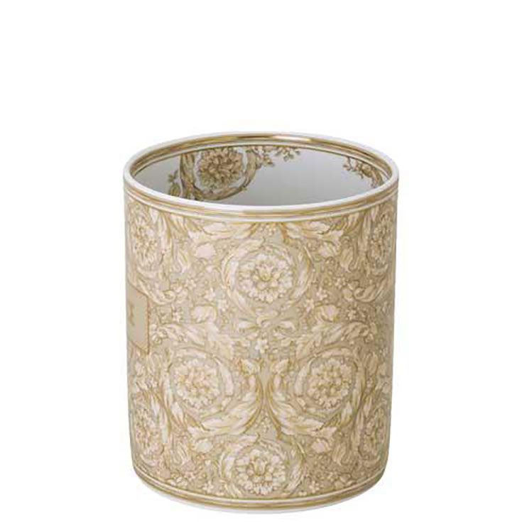 Versace Barocco Beige Vase 7 Inch 12767-403782-26018, 790955316157