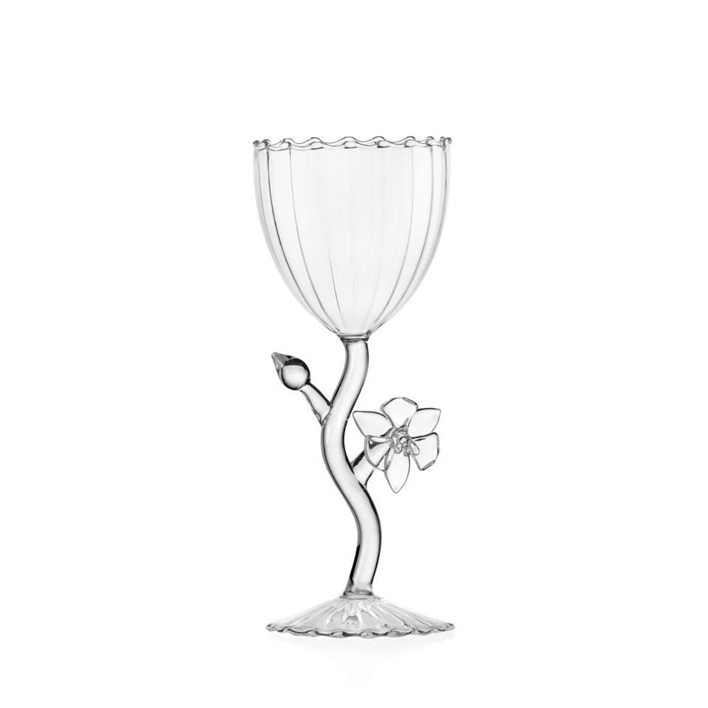 Ichendorf Botanica Stemmed Glass Orchid Clear 9.5 oz IC354.288, 790955396111