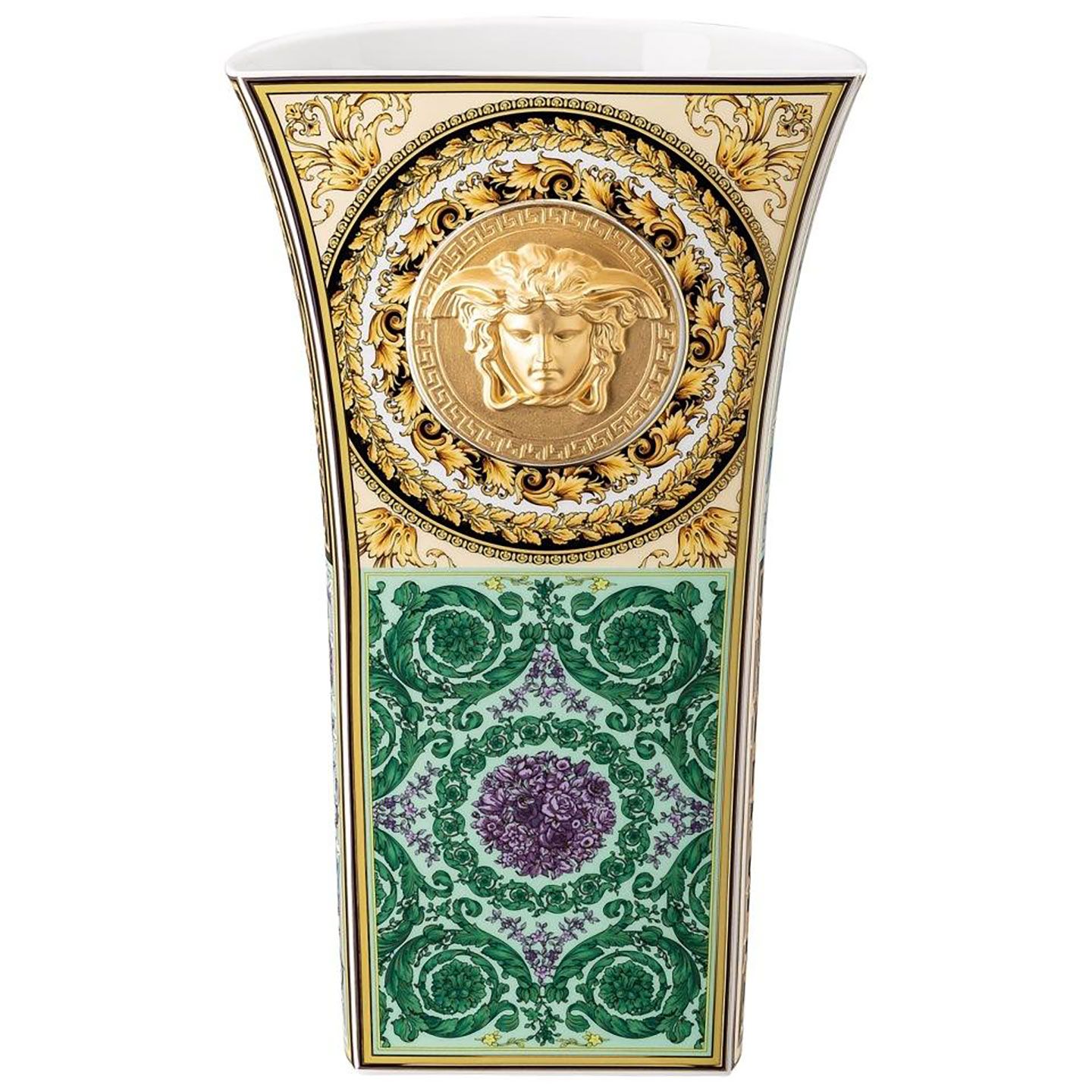 Versace Medusa Madness Vase Barocco Mosaic 13 1/2 Inch 14461-403728-26034, 790955172920