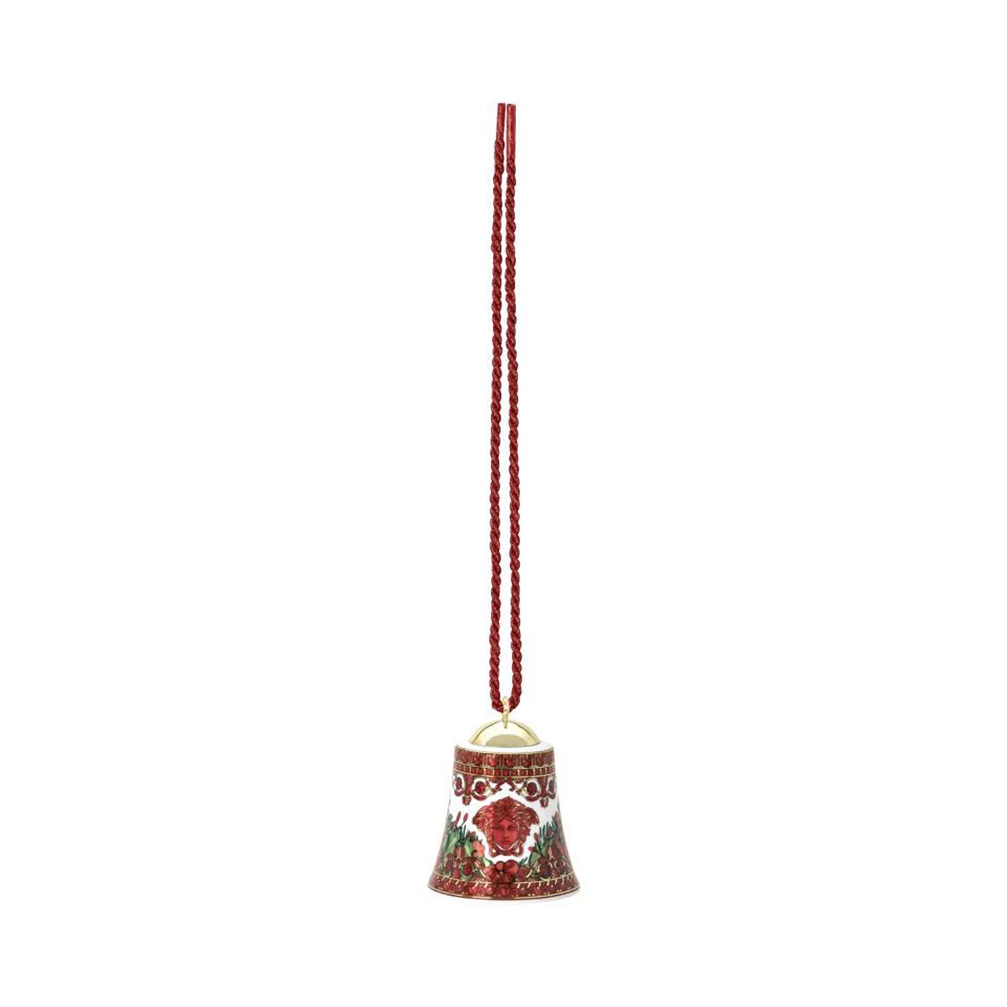 Versace Love Baroque Holiday Bell Ornament 2 3/4 Inch 14089-409960-27911, 790955316683