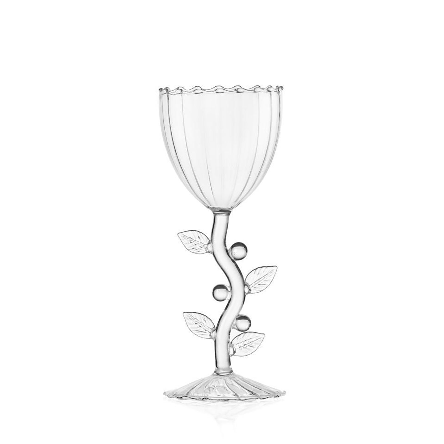 Ichendorf Botanica Stemmed Glass Buds Clear 9.5 oz IC354.283, 790955396067