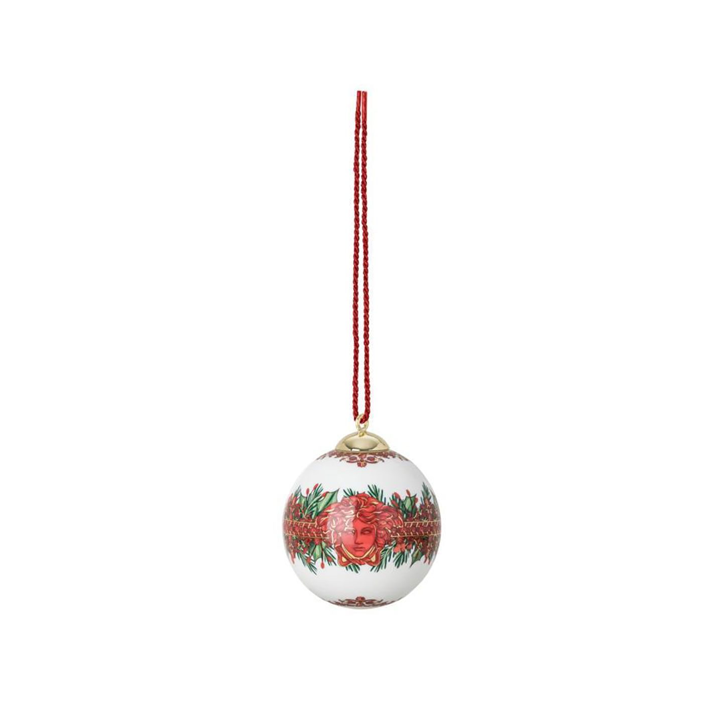 Versace Love Baroque Holiday Porcelain Ornament 3 Inch 14283-409960-27940, 790955316713