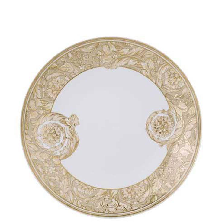 Versace Barocco Beige Dinner Plate 11 Inch 19335-403782-10229, 790955316348