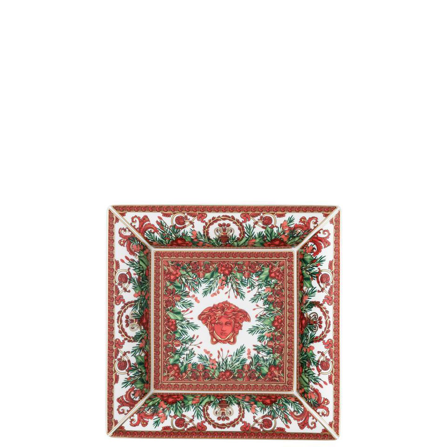 Versace Love Baroque Holiday Tray Square 7 Inch 14240-409960-25818, 790955316690