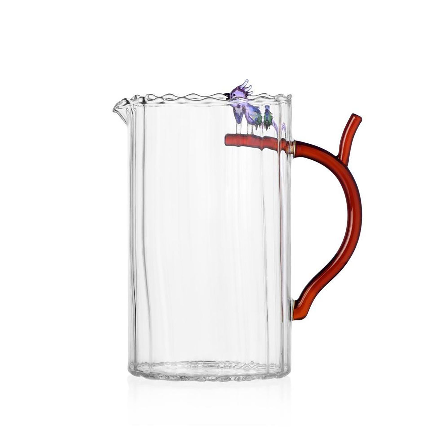 Ichendorf Talking Trees Jug Blue Cockatoo with Branch 50.7 oz IC354.606, 790955396821