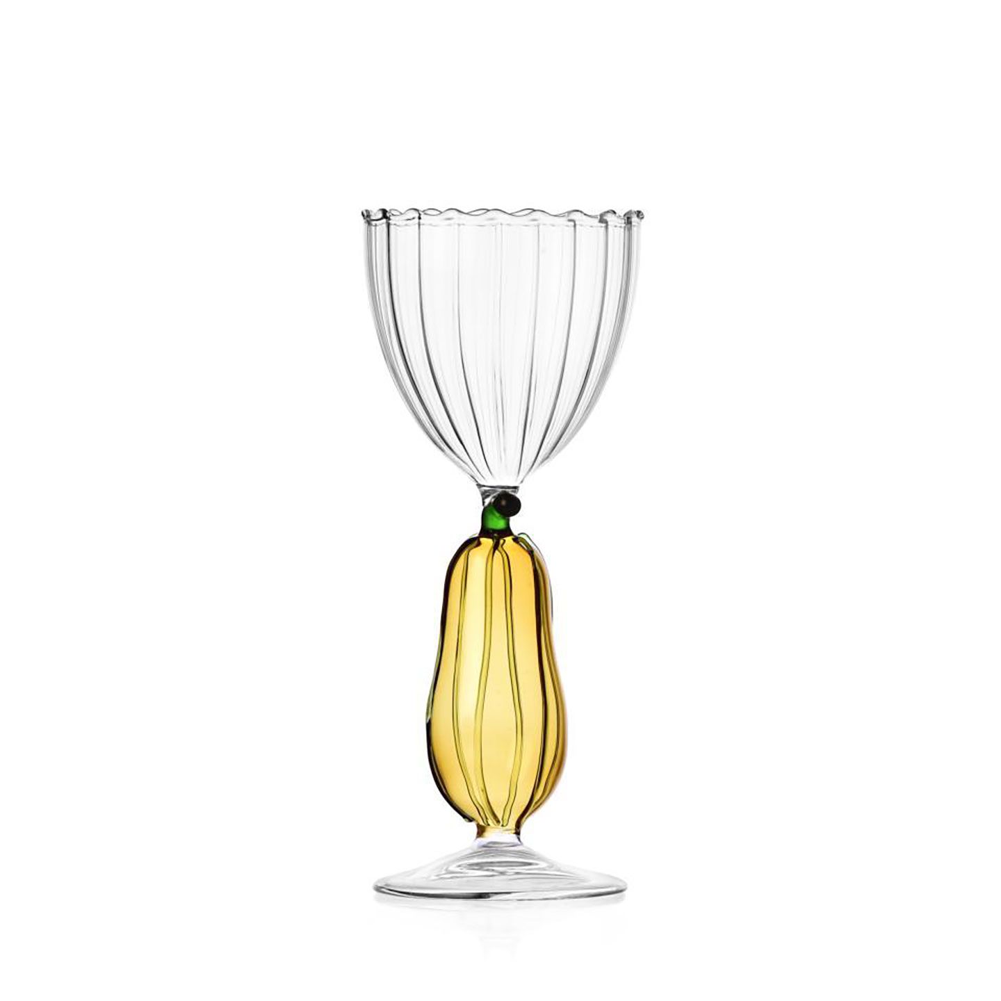Ichendorf Vegetables Optical Stemmed Glass Zucchini 11.8 oz IC354.159, 790955322783