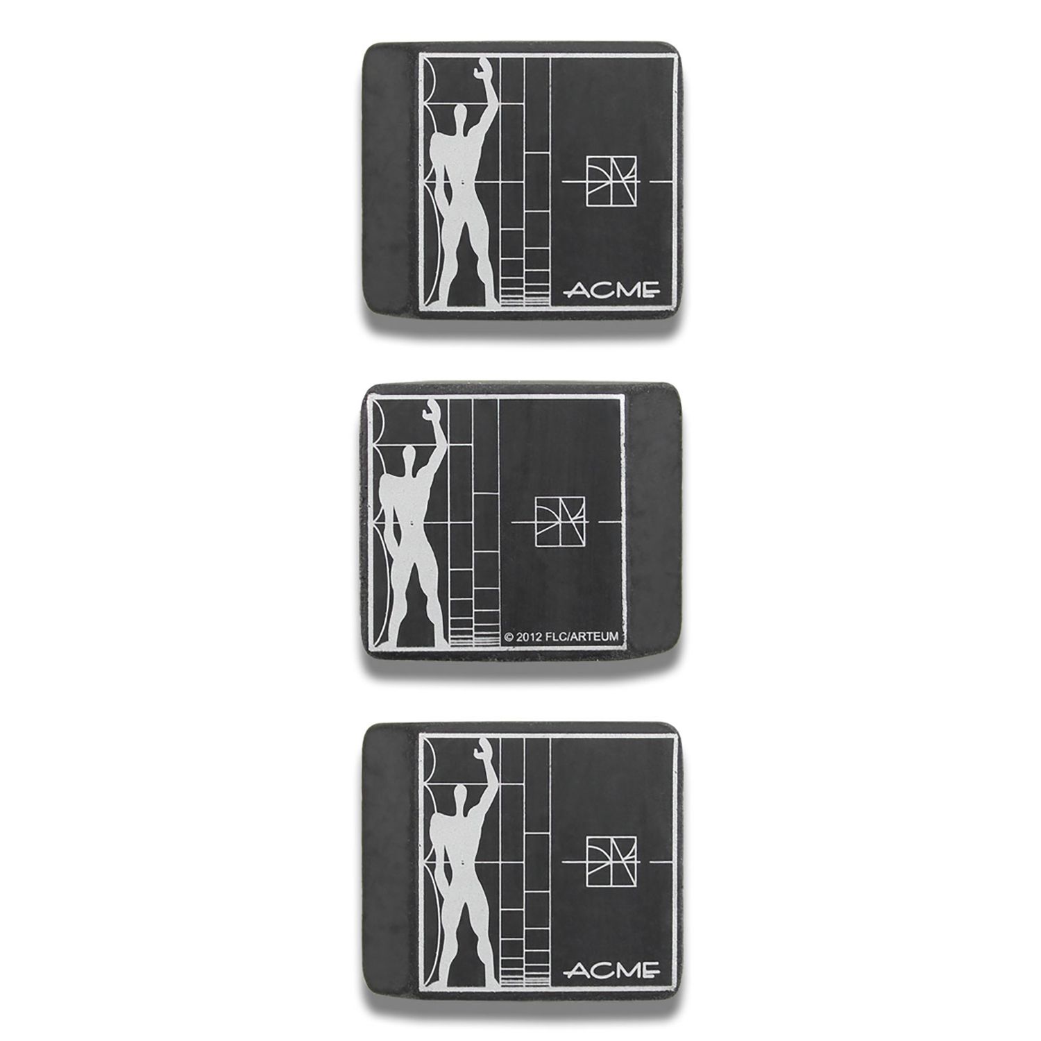 ACME Studio Ronchamp Eraser 3 Pack PREFLC01ES