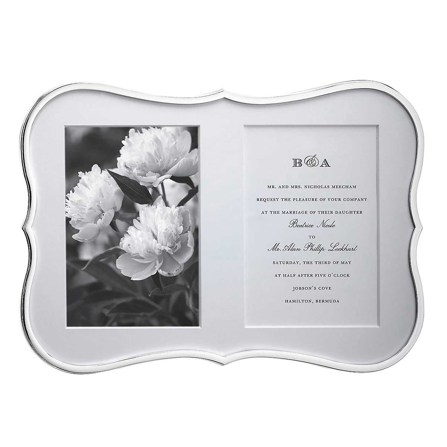 Kate Spade Crown Point Double 5 x 7 Picture Frame 818438, 882864290656