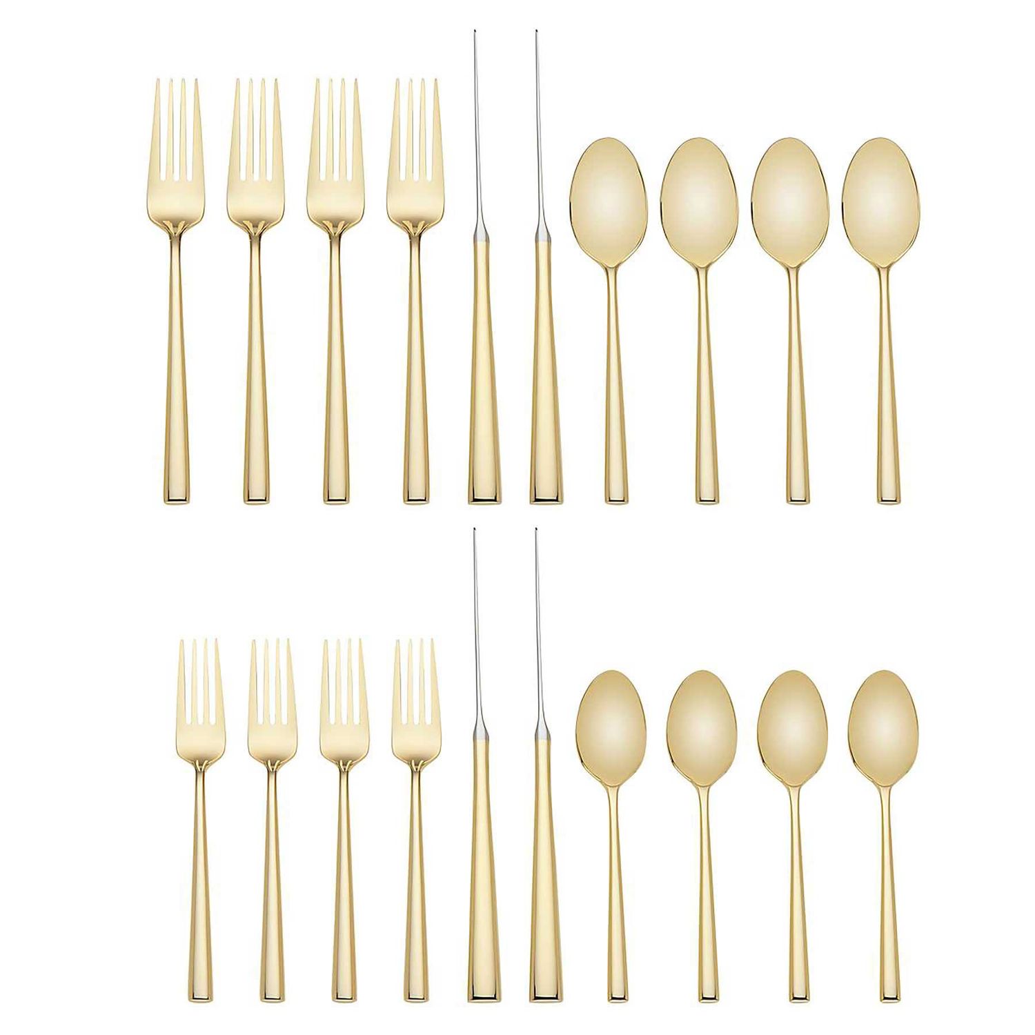 Kate Spade Malmo Gold 20-Piece Flatware Set 889054, 882864847041