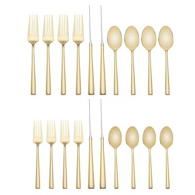 Kate Spade Malmo Gold 20-Piece Flatware Set 889054, 882864847041