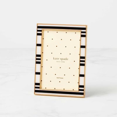 Kate Spade Sitting Pretty 4 x 6 Inch Stripe Picture Frame 897449, 882864871480