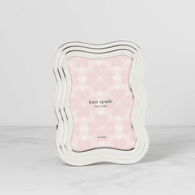 Kate Spade South Street 5 x 7 Silver Wavy Picture Frame 892113, 882864863614