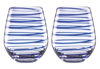 Kate Spade Charlotte Street 2-Piece Stemless Wine Glass Set 863810, 882864642868