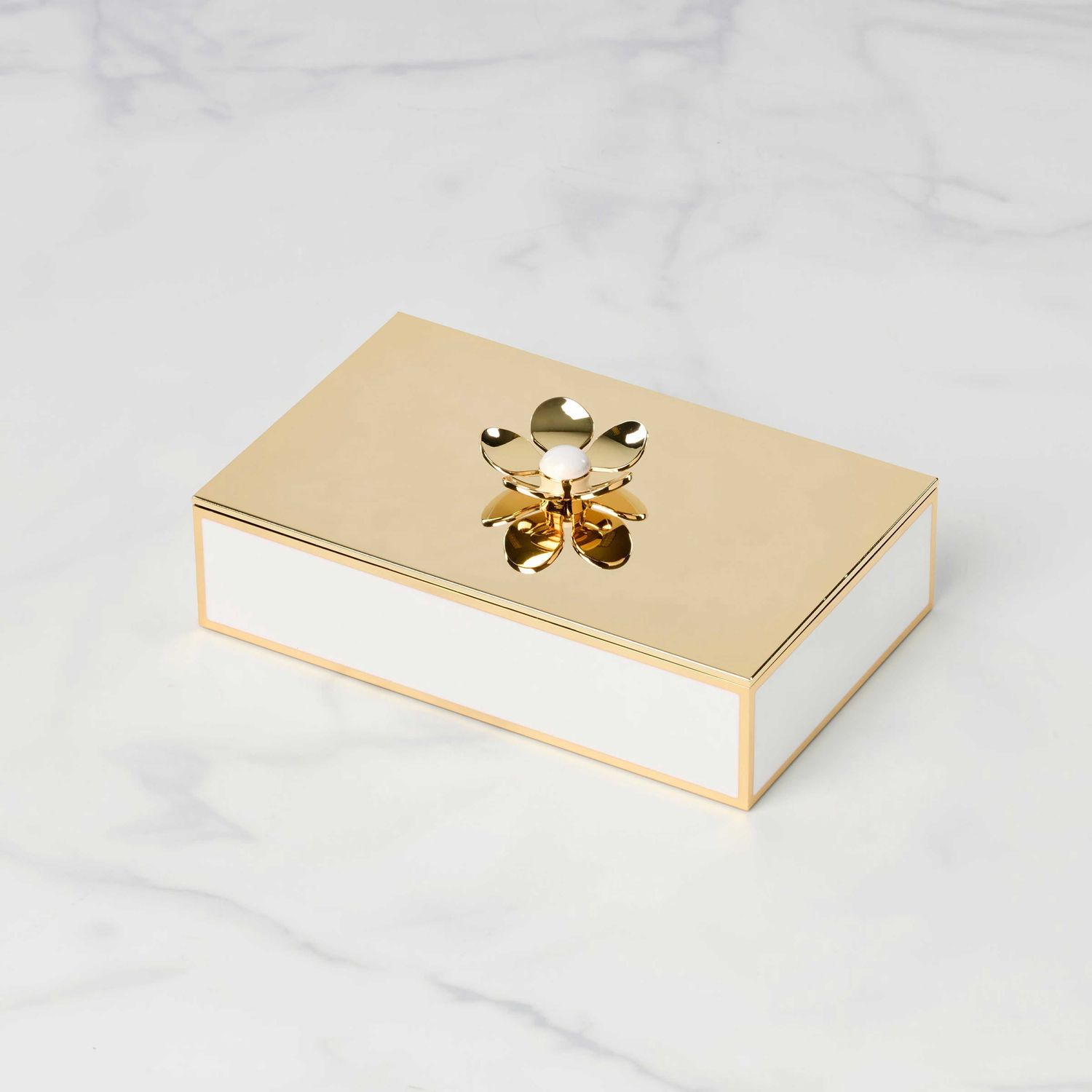 Kate Spade Make It Pop Large Floral Box Gold 897932, 882864871855