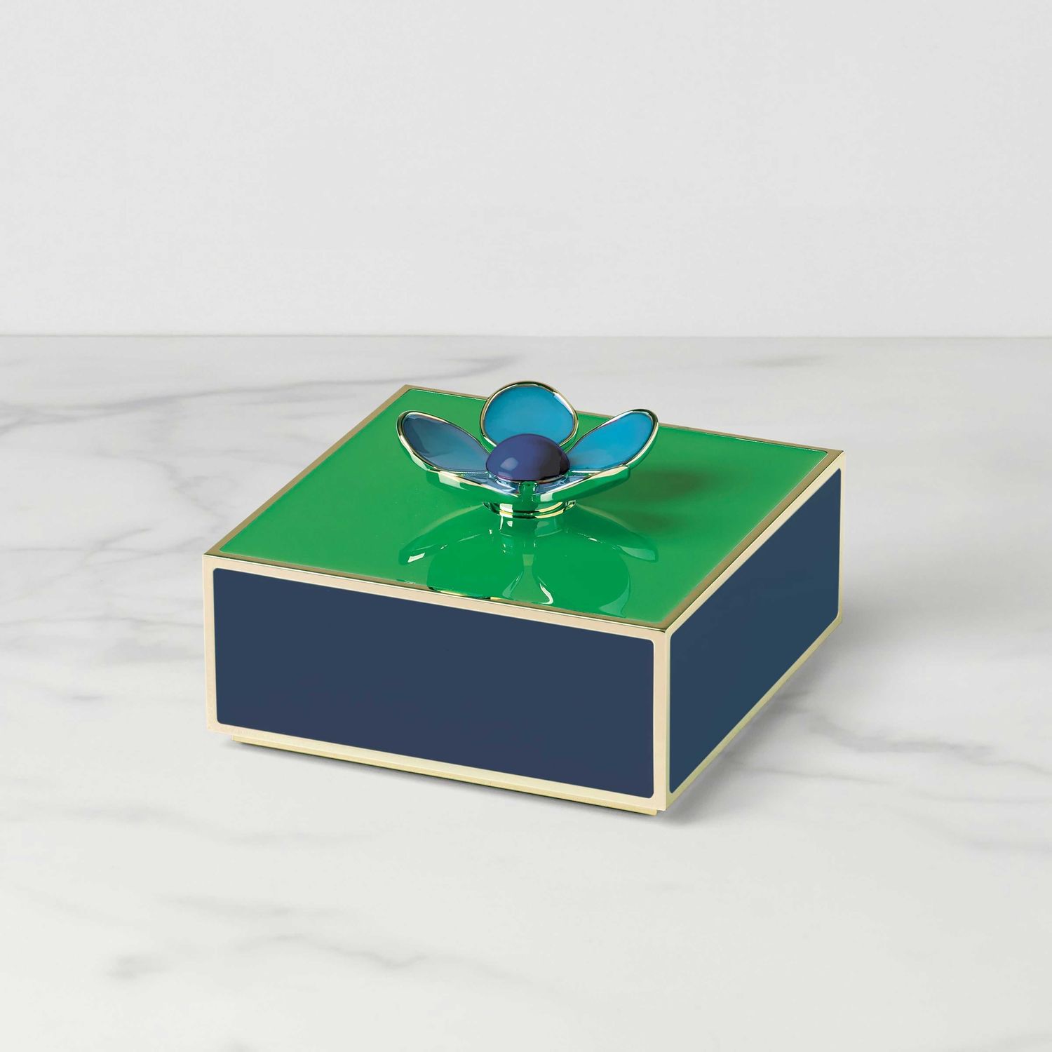 Kate Spade Make It Pop Floral Box Green Navy 894690, 882864869364