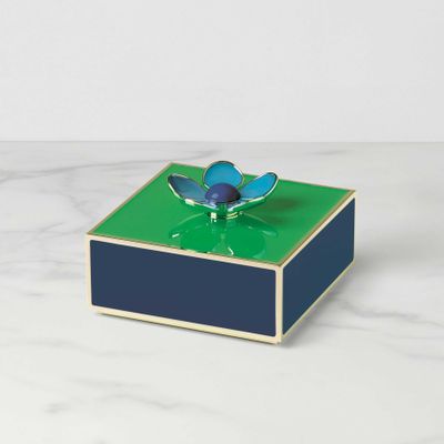 Kate Spade Make It Pop Floral Box Green Navy 894690, 882864869364