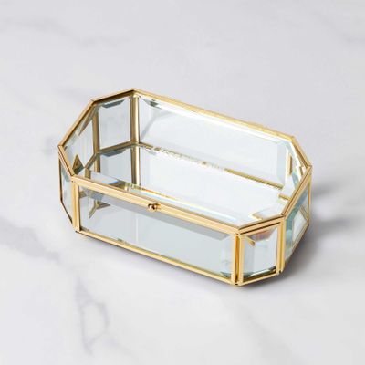 Kate Spade I Treasure You Clear Jewelry Box 897379, 882864871442