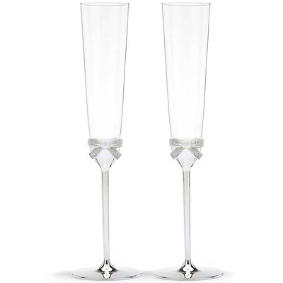 Kate Spade Grace Avenue 2-Piece Champagne Flute Set 817599, 882864283023