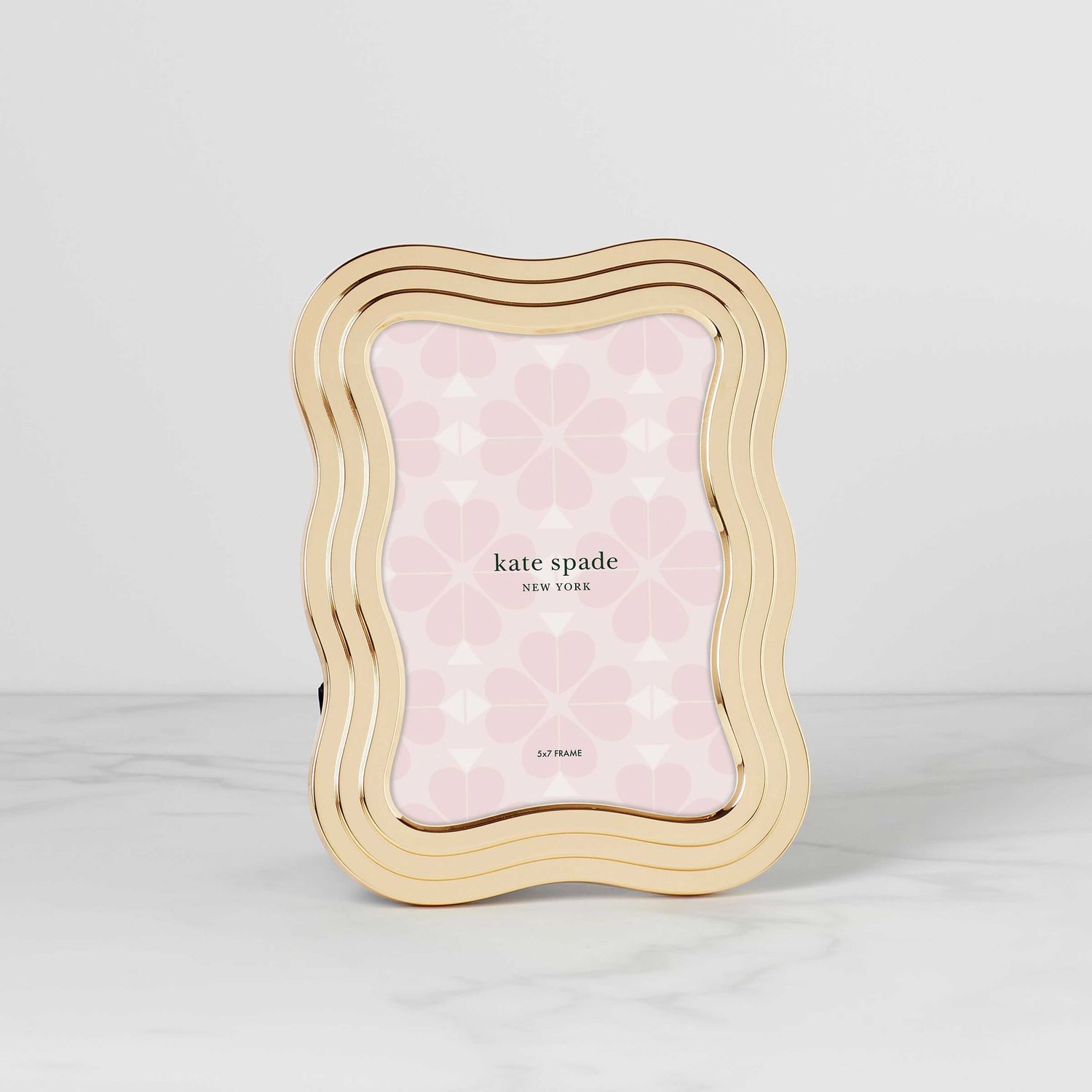 Kate Spade South Street 5 x 7 Gold Wavy Picture Frame 892112, 882864863607