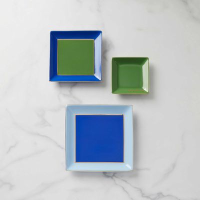 Kate Spade Make It Pop Cool Blue 3-Piece Tray Set 895876, 882864870797