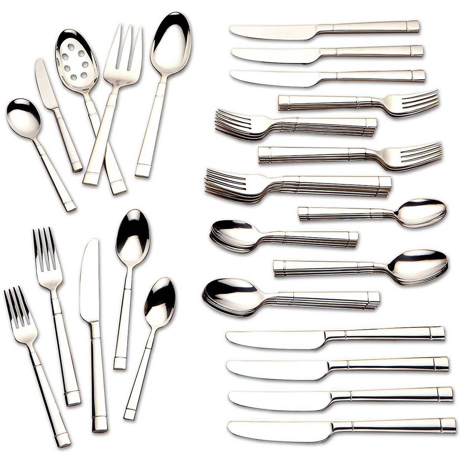 Kate Spade Fair Harbor 45-Piece Flatware Set 820859, 882864307774