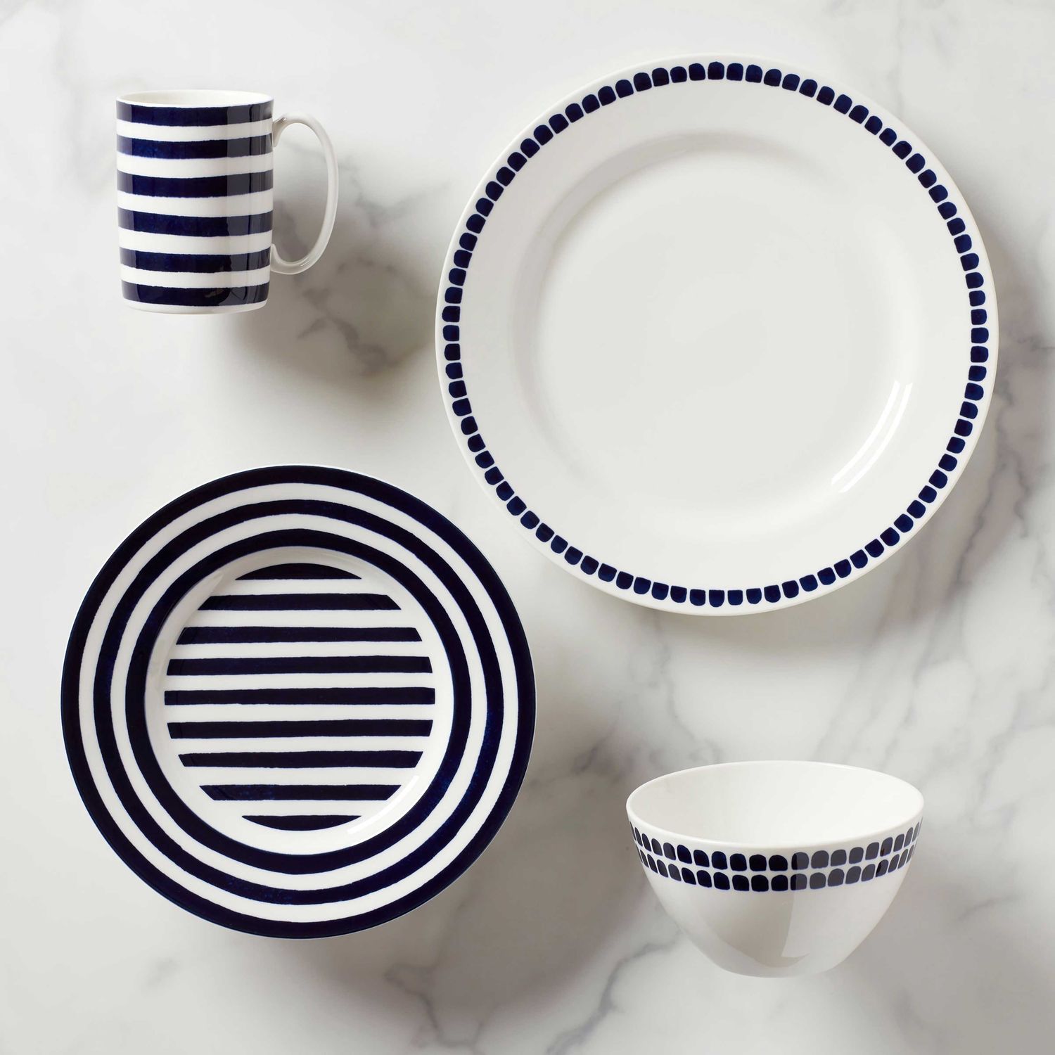 Kate Spade Charlotte Street North 4-Piece Place Setting 844093, 882864485021