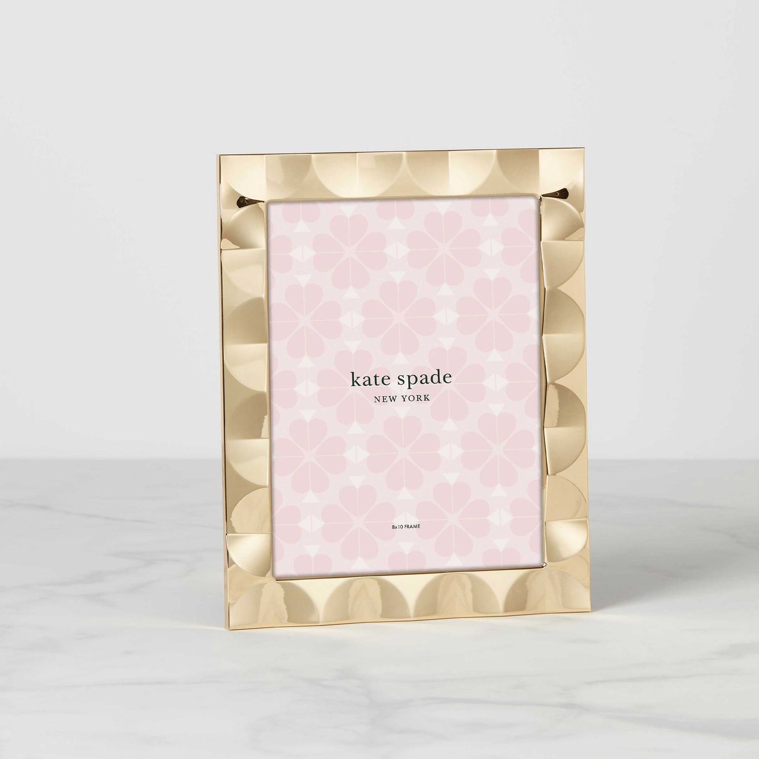 Kate Spade South Street 8 x 10 Gold Scallop Picture Frame 892114, 882864863621