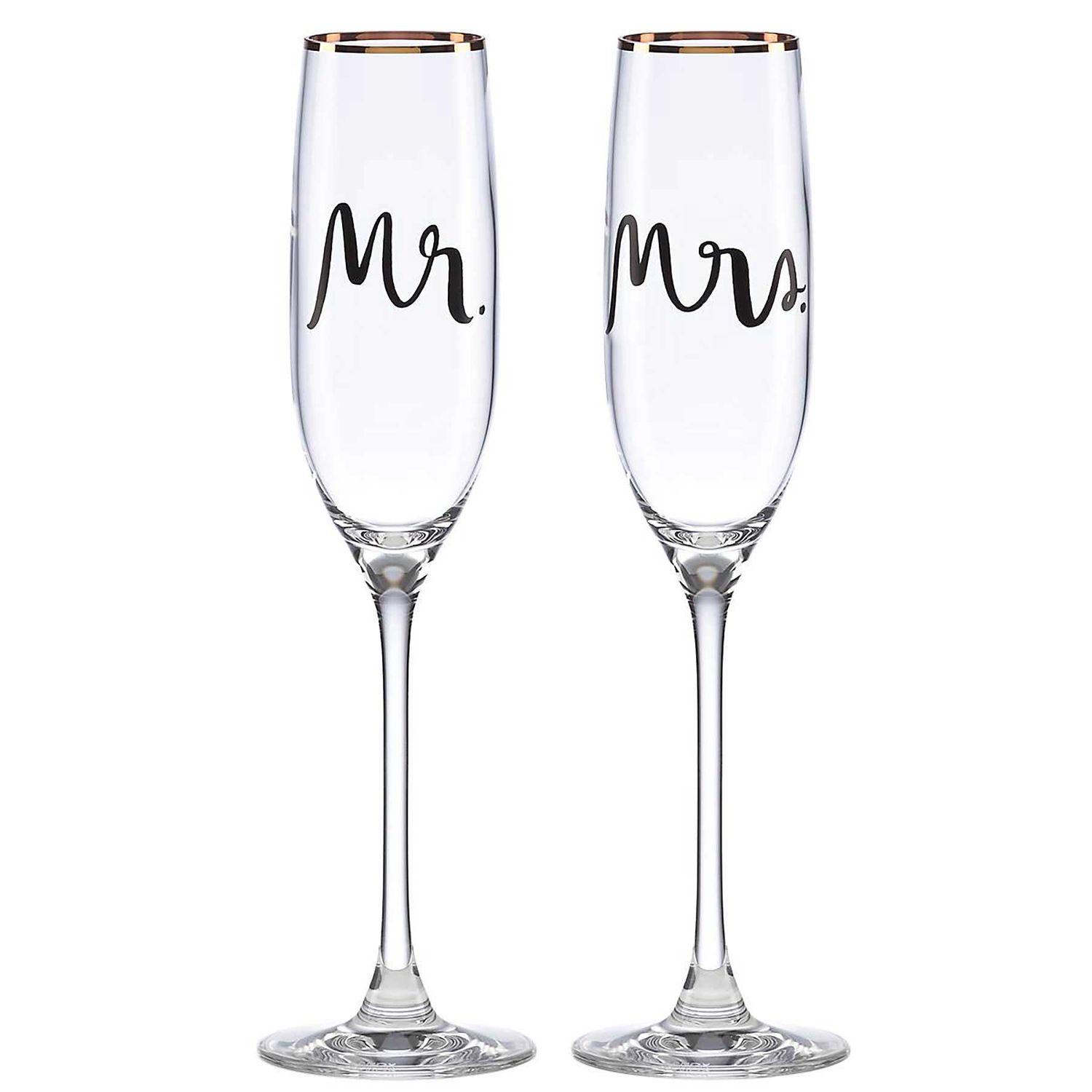 Kate Spade Bridal Party 2-Piece Champagne Flute Set 880361, 882864776020