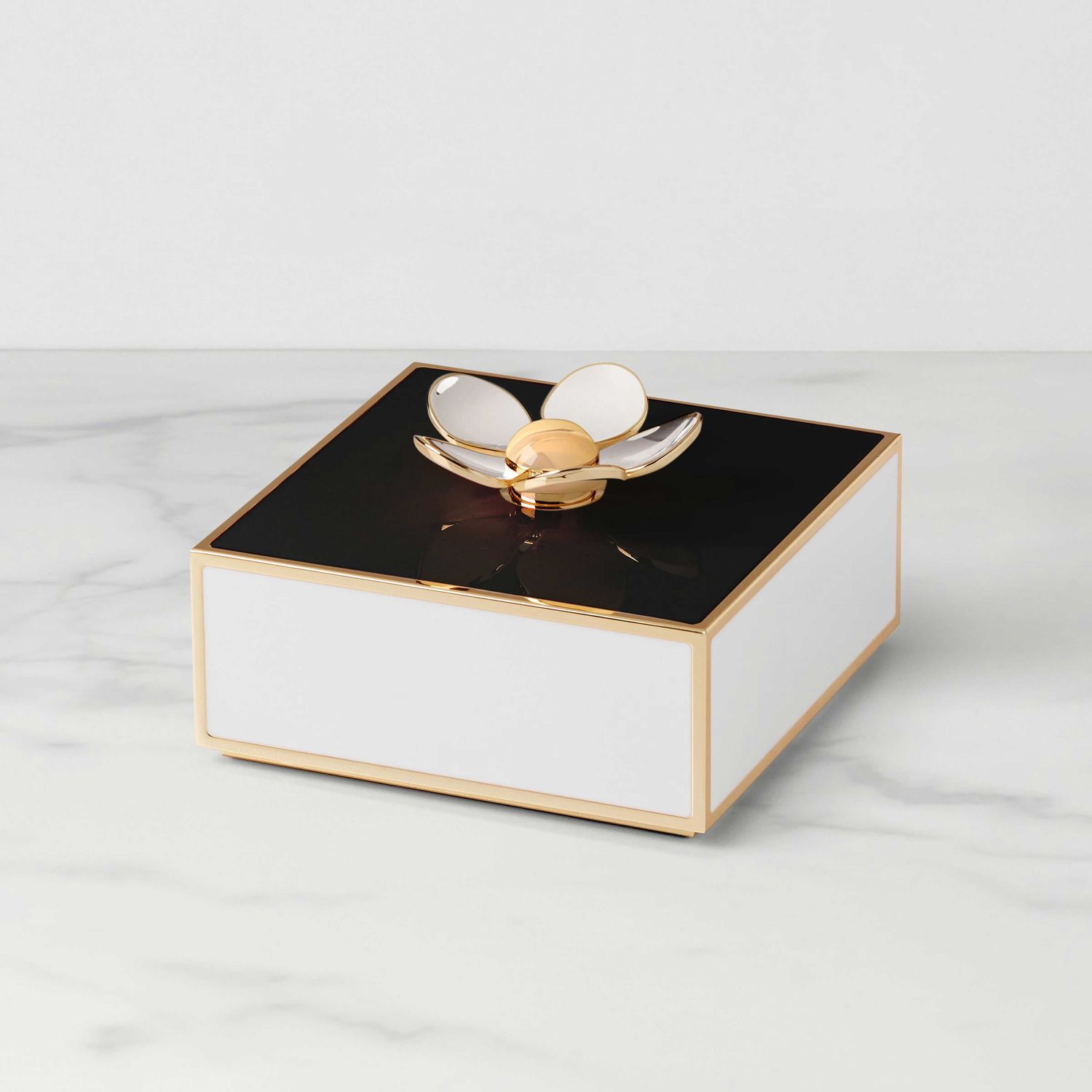 Kate Spade Make It Pop Floral Box Black White 894689, 882864869357