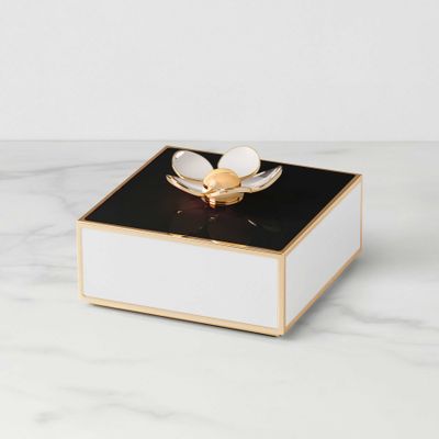 Kate Spade Make It Pop Floral Box Black White 894689, 882864869357