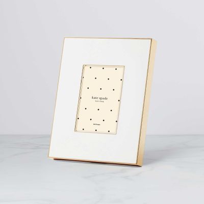 Kate Spade Make It Pop 4 x 6 Inch Picture Frame White 894701, 882864869470