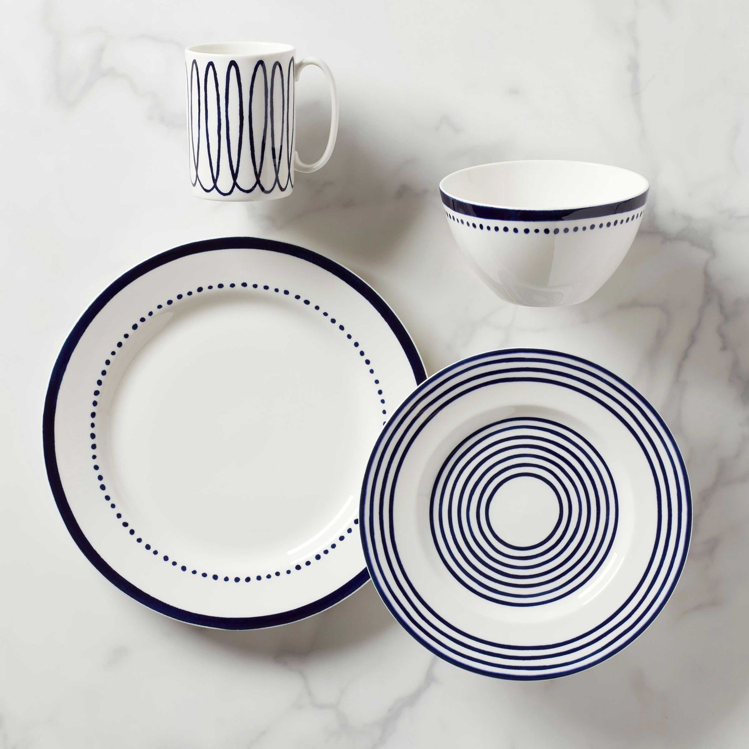 Kate Spade Charlotte Street West 4-Piece Place Setting 844066, 882864484758