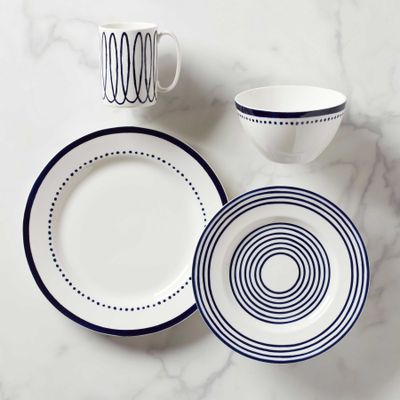 Kate Spade Charlotte Street West 4-Piece Place Setting 844066, 882864484758