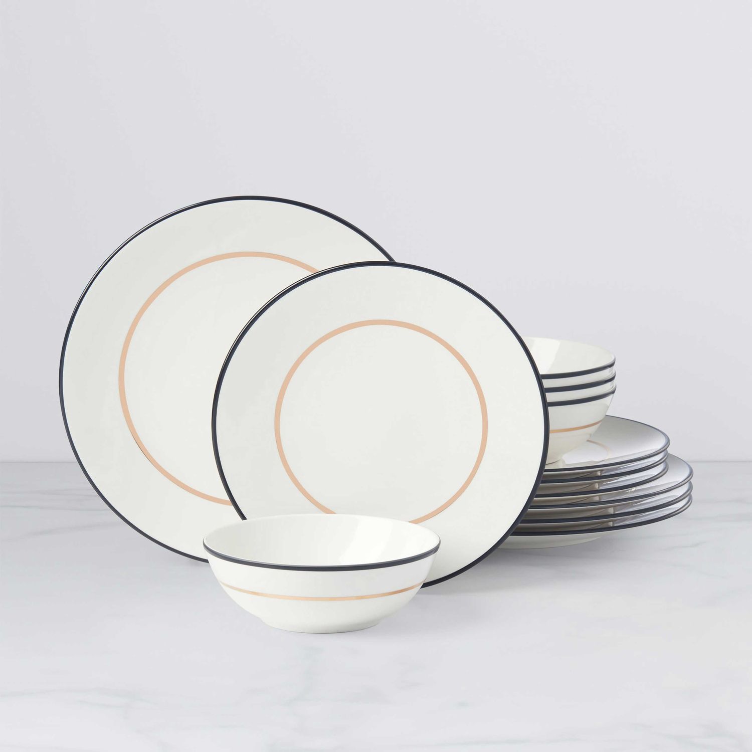 Kate Spade Make It Pop 12-Piece Dinnerware Set 895090, 882864869883